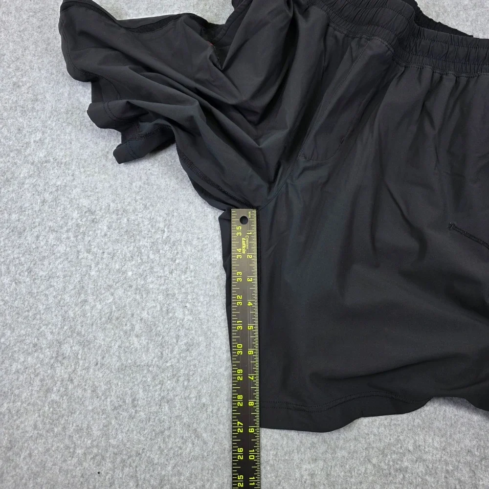 Rhone‎ Mako Mens 32 x 9' Lined Shorts Black Training Gym Athletic Workout 2-in-1